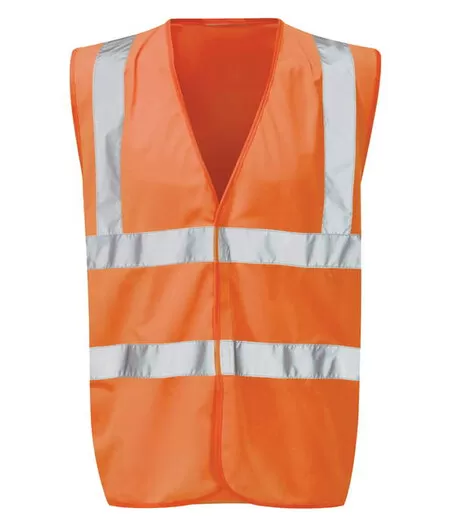 Orange Hi Vis Vest With Orange Piping Orbit