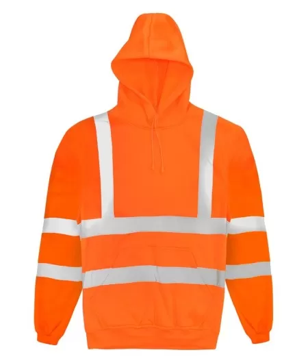 HVHSP Vanguard Hi Vis Hooded Sweatshirt Orbit Orange