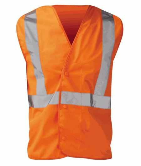 Orbit LUL02C Orange Pull Apart Safety Hivis Vest