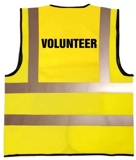 Volunteer Printed Hi Vis Vest