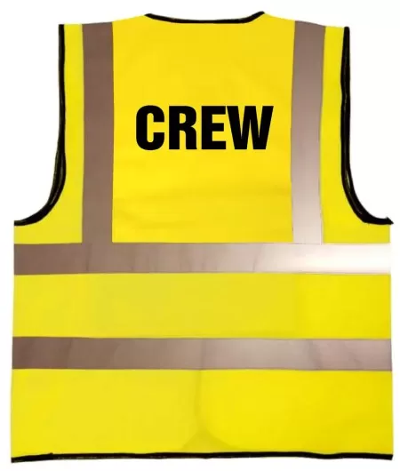 Crew Printed Hi Vis Vest