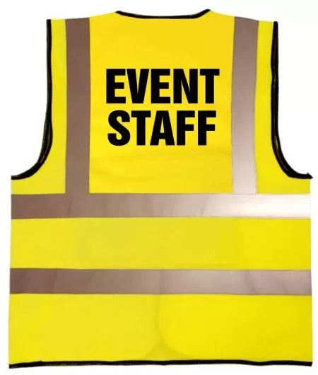 Event Staff Printed Hi Vis Vest