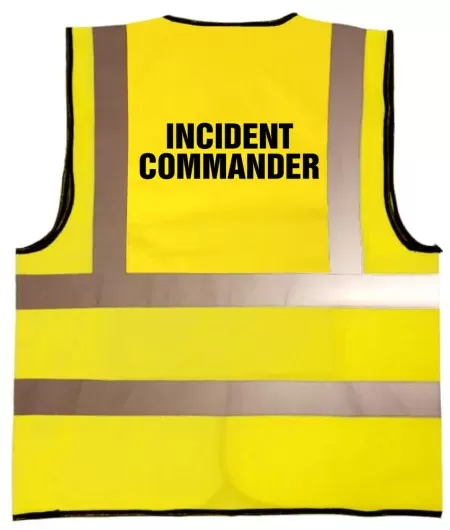 Incident Commander Printed Hi Vis Vest