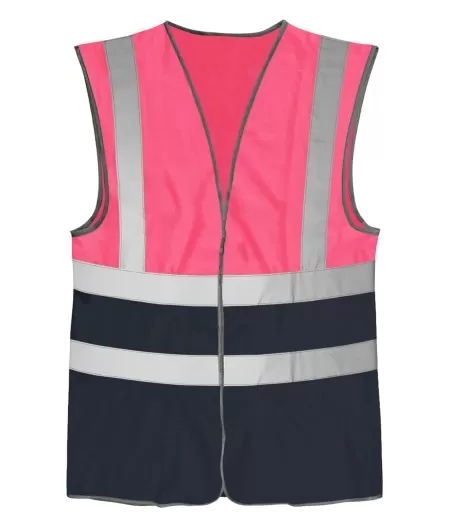 Pink and Navy Hi Vis Vest