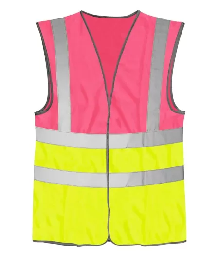 Pink and Yellow Hi Vis Vest