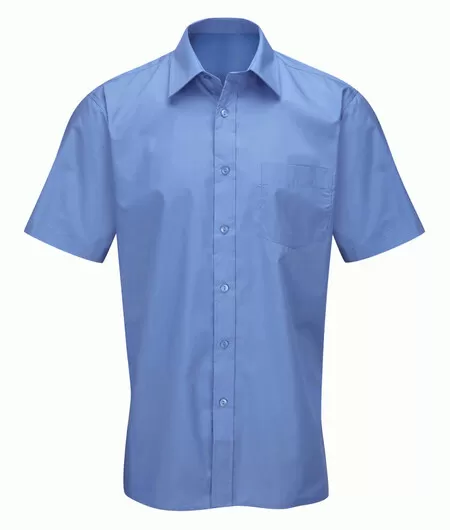 Men's Deluxe Short Sleeve Shirt CSH1 Orbit Mid Blue