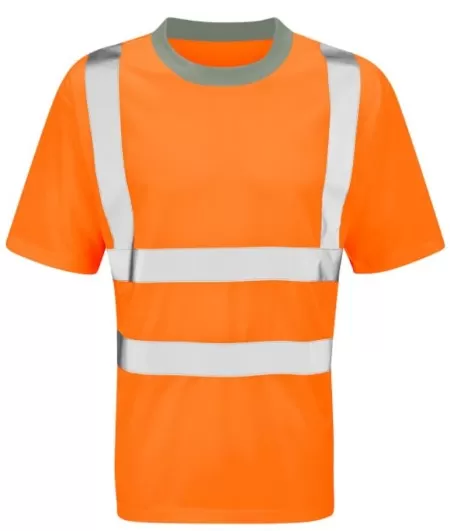 HI Vis Tee Shirt Orange short sleeve