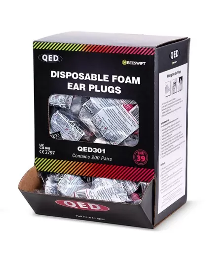 Foam Ear Plugs QED301 200 pack