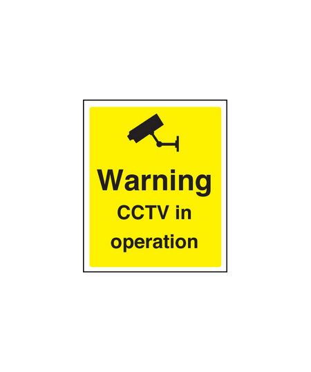 Warning CCTV in operation sign