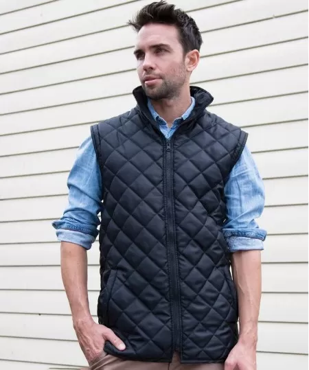 Result R215X 3-in-1 Jacket With Quilted Bodywarmer Black Quilt Bodywarmer