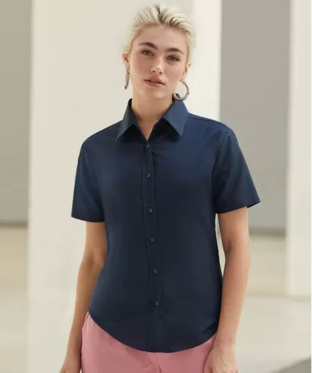Fruit of the Loom SS003 Ladyfit Oxford short sleeve shirt