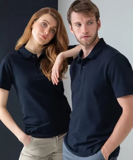 Henbury HB305,Stretch pique polo