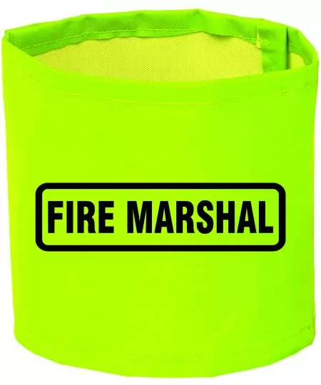 Fire Marshal Printed Arm Band - HVW066