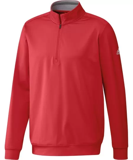 Collegiate Red Classic club ¼ zip sweater AD116 adidas
