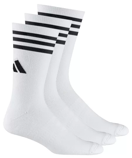 White Crew socks (3-pack) AD047 adidas