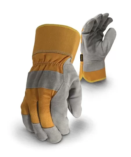 Grey/Yellow Stanley winter rigger gloves SY106 Stanley Workwear