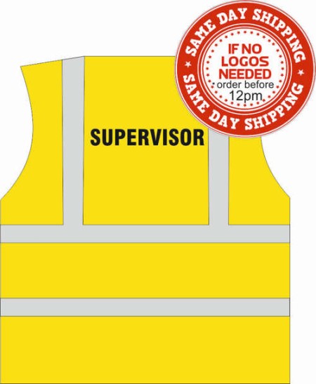 Supervisor Printed Hi Vis Vest