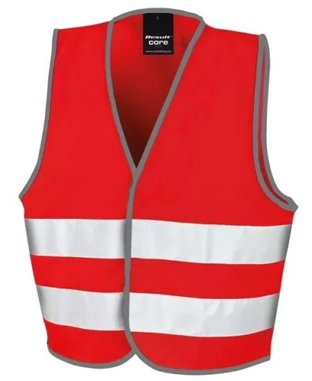Kids Red Hi Vis Safety Vest R200J