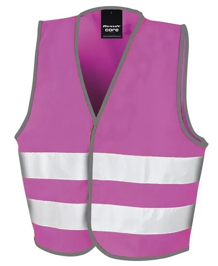 Kids Pink Hi Vis Safety Vest R200J