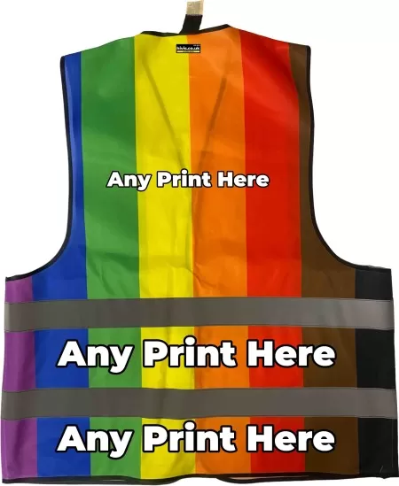 Rainbow hi vis best sale vest