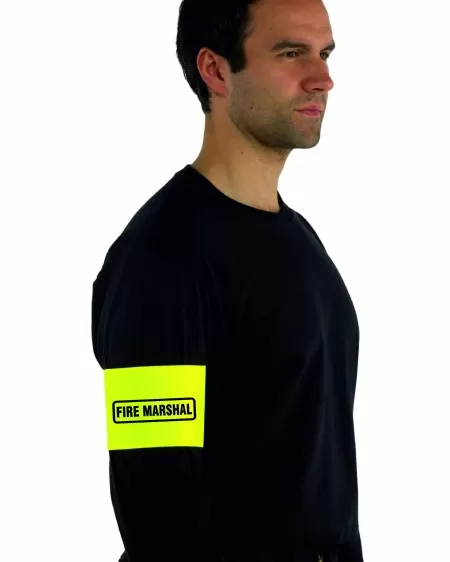 Fire Marshal Printed Arm Band - HVW066