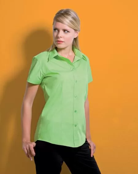 Kustom Kit KK728,Workforce blouse short SL