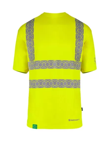 Yellow 
Eco Friendly Hi Vis Recycled T-Shirt