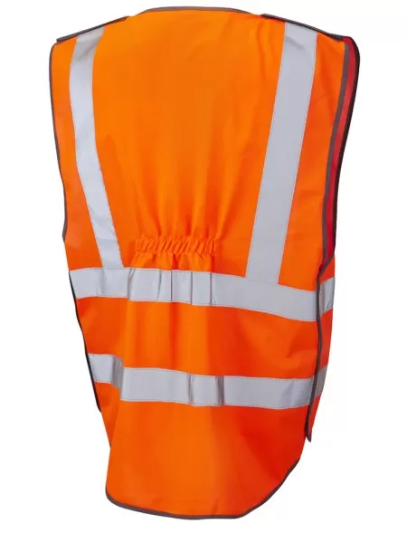 Orange Pull Apart Railway Hi Vis Vest with pockets