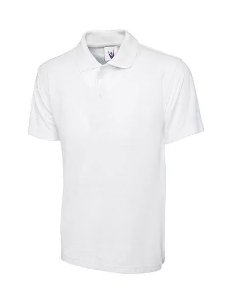 UC103 White Polo Shirt