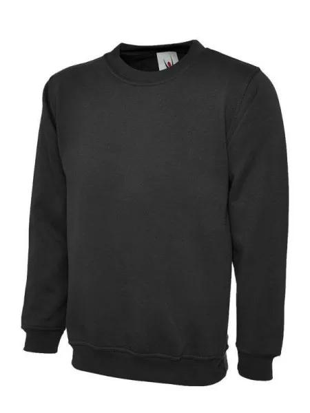 Uneek UX3 Sweatshirt Black