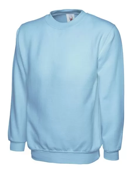 Uneek UC211 Ladies Deluxe Sweatshirt Sky Blue