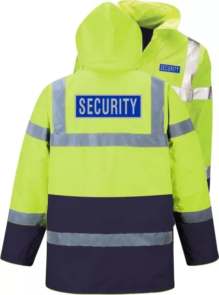 Security Printed Hi Vis Coat