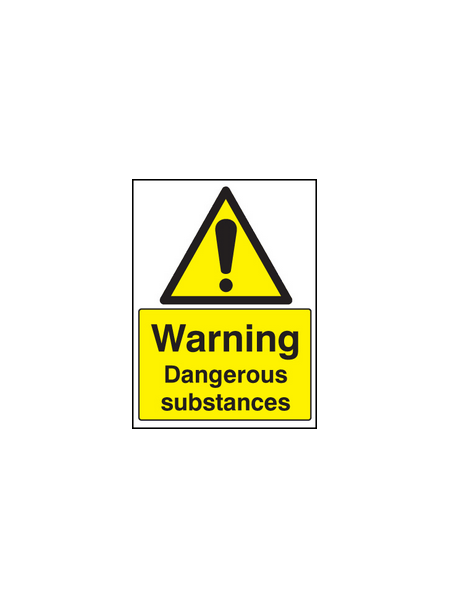 Dangerous substances sign