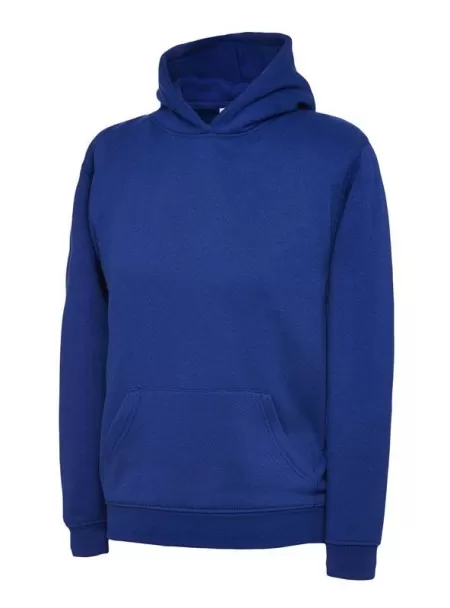 Uneek UX8 Children's Hooded Sweatshirt Royal