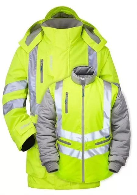 Pulsar 7 in 1 Interactive Hi Vis Coat P487