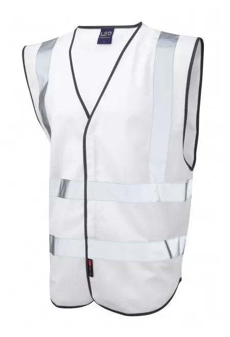 Leo Hi Vis Vest In White W05