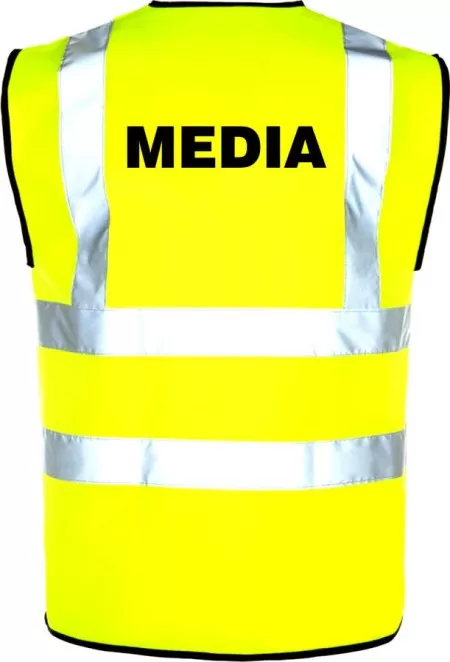 Media Printed Hi Vis Vest