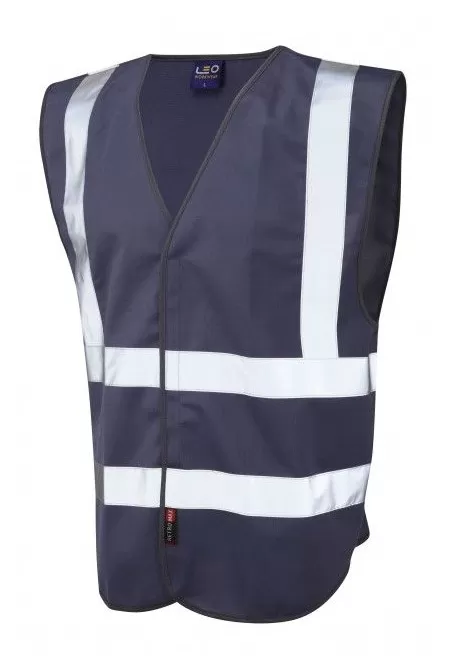 Leo Hi Vis Vest In Navy W05