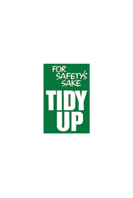 Safety tidy up poster 59802