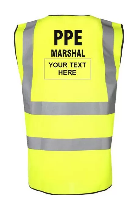 PPE Marshal HI Vis vest