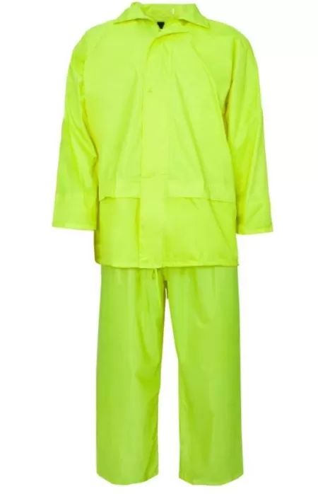 Yellow rain suit