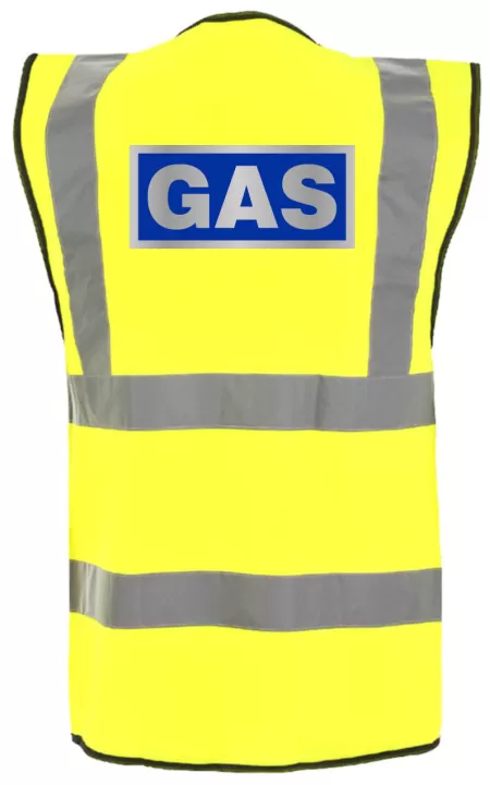 Hi Vis Vest with GAS printed