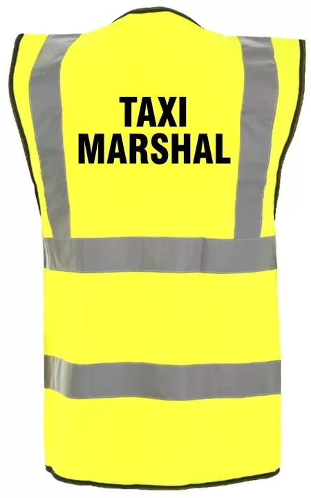 Taxi Marshal Hi Vis Vest