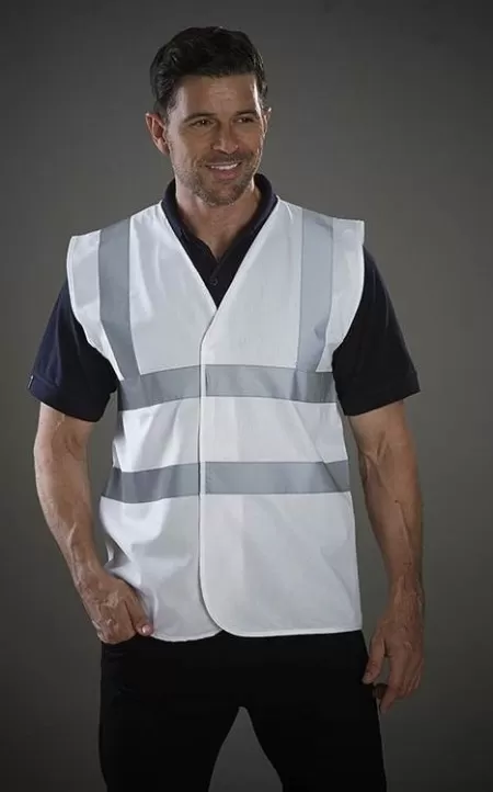 White Hi Vis safety vest