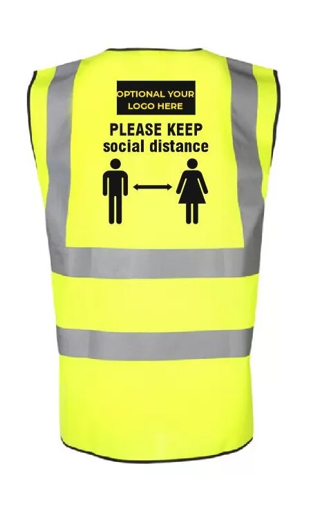 Keep hi vis vest without 2 metres