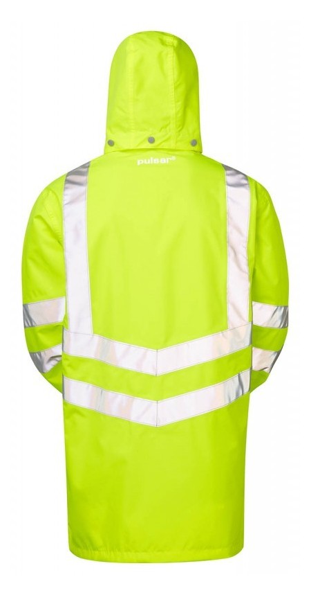 PULSAR® Padded Storm Coat Yellow Ultimate Class 3 Safety Jacket P187