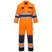 Portwest Hi-Vis Coverall Orange/Navy - TX55 FRONT